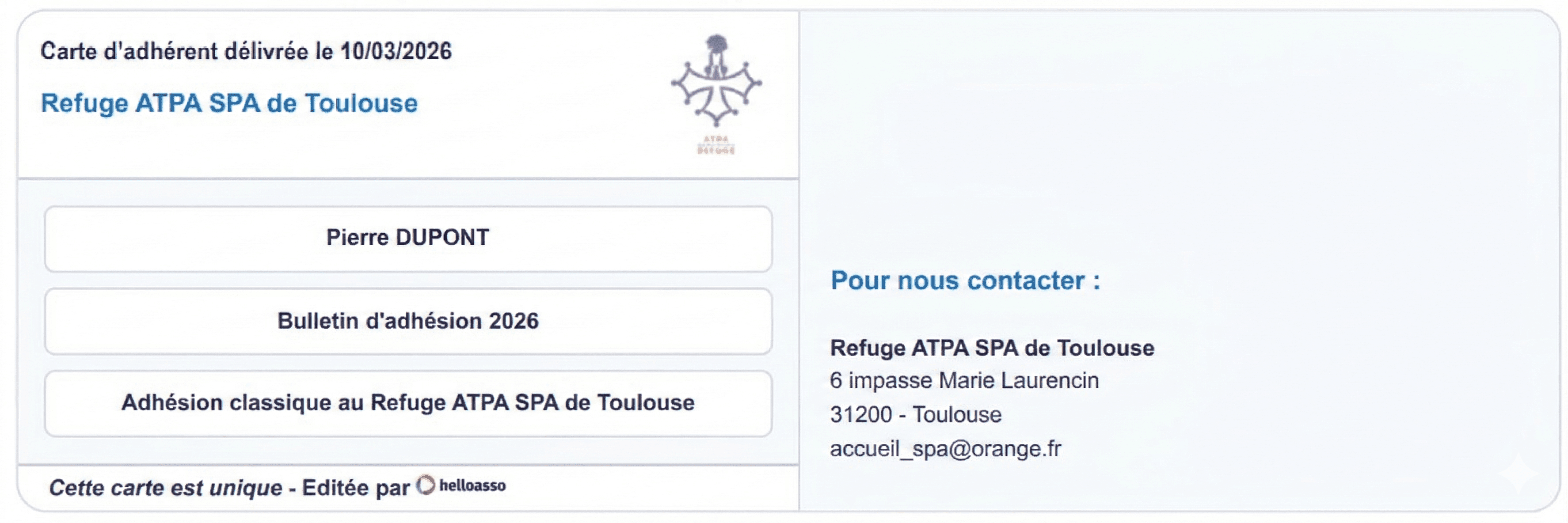 ATPA membership card preview